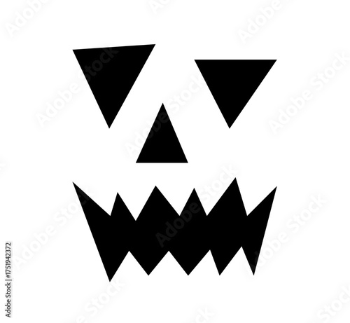 Vector Halloween Faces. The nightmare before christmas