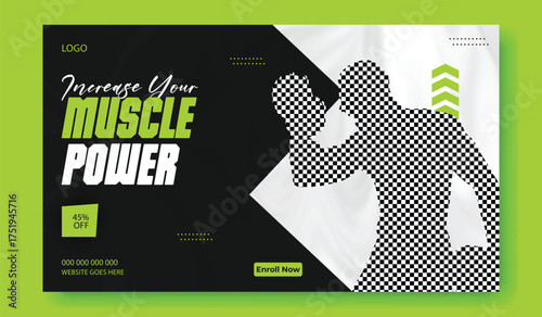 Modern Gym Fitness Social Media Template.
Professional Gym Flyer Design Template.
Fitness Club Promotional Poster Layout.
Gym Workout Instagram Post Template.
Bodybuilding and Training Banner Design.