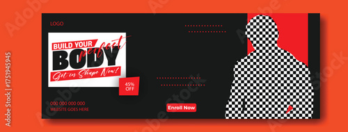 Modern Gym Fitness Social Media Template.
Professional Gym Flyer Design Template.
Fitness Club Promotional Poster Layout.
Gym Workout Instagram Post Template.
Bodybuilding and Training Banner Design.