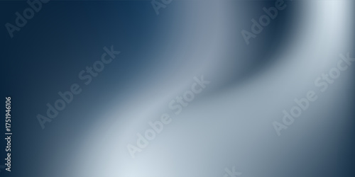 Abstract render with fluid shapes and blue metallic reflections, suitable for backgrounds art simple, poster, banners