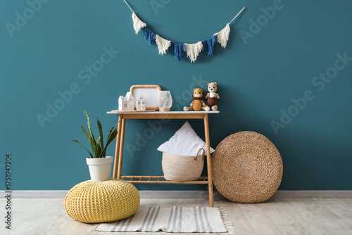 Cozy nursery room interior ...