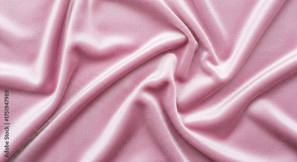 Obraz premium Pink silk fabric texture background luxury cloth material