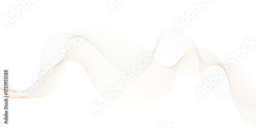 Abstract flowing wave lines in gradient colors of soft blue and golden yellow on a white background,
smooth curves creating a sense of motion and harmony, minimalistic modern design,
elegant and airy,