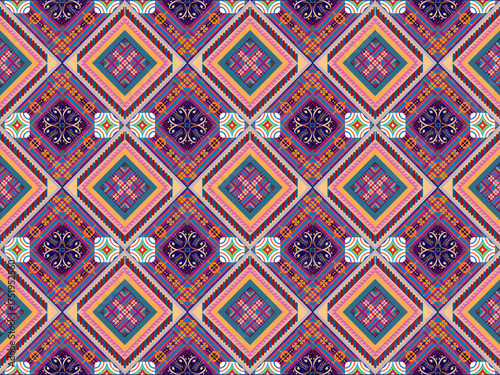 tribal pastel multicolor pastel Navajo seamless vector pattern. aztec abstract geometric art print in a sophisticated aztec style. Vector background with ethnic elements. 