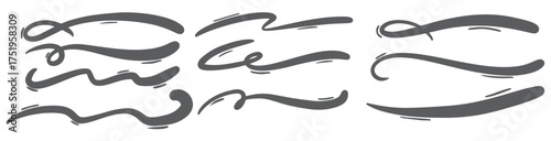 swashes swoops and swishes calligraphy signs underlines