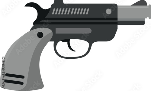 Silhouette Concealed Weapon Rivolber Vector Design