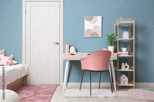Interior of stylish childre...