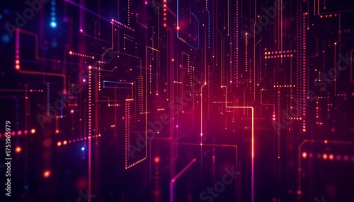 Cyber background, Future technology digital abstract background concept