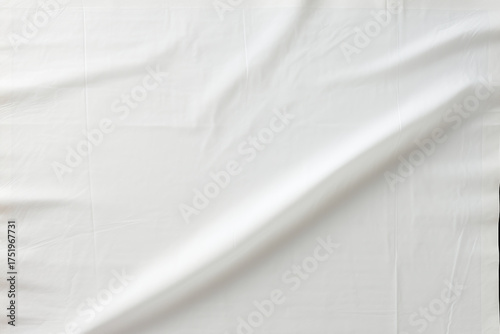 Smooth white fabric background