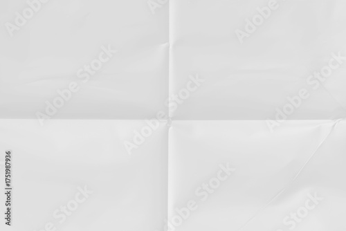 Folded white paper texture background
