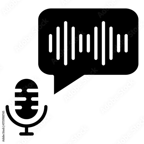 Voice Help Icon For Design Elements