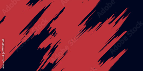 Glitch distorted grunge background. Noise destroyed texture. Red halftone dots gradient grunge texture background. vector eps10