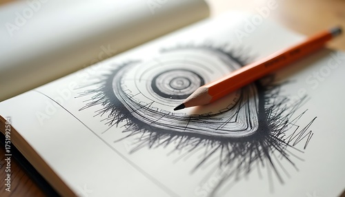 pencil and notebook