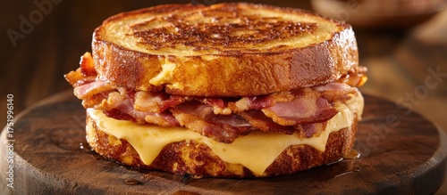 Wallpaper Mural Grilled Cheese with Bacon Torontodigital.ca