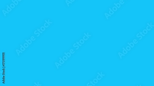 Christmas objects animated on blue screen, chroma key. Transition effects with winter holidays elements