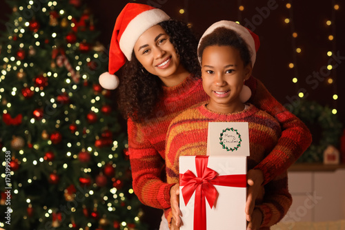 African-American mother and...
