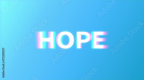 Waving Hope Typography Animation