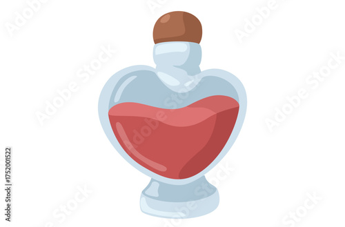 Love potion bottle