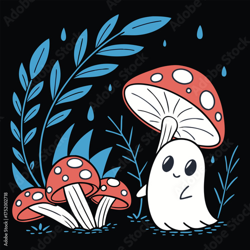 Paneer butter masala with spices, vector illustration