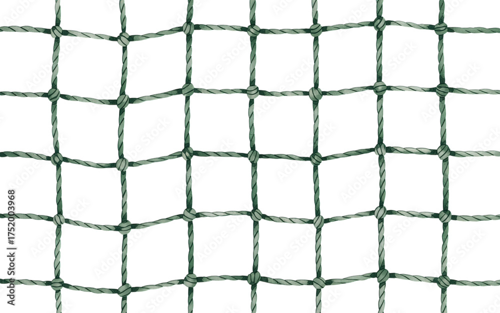 Naklejka premium Durable interwoven rope netting pattern provides strong texture and reliable containment for sports or safety applications