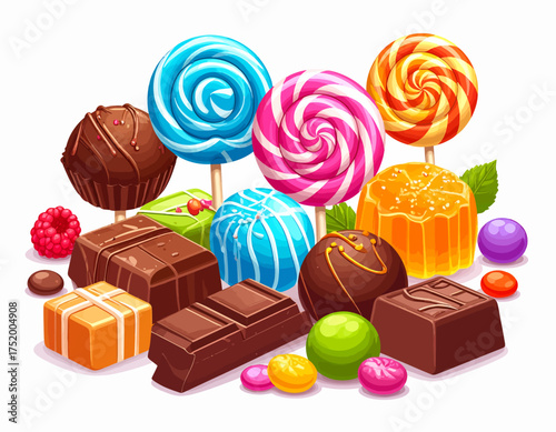 chocolate candies and candy
