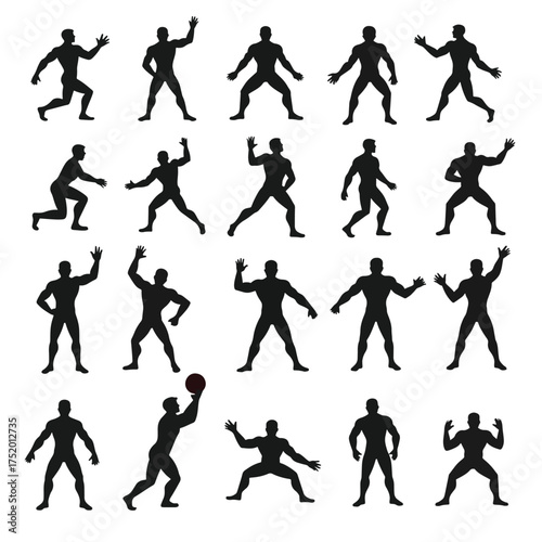 Wrestling moment suitable for sports designs, posters, flyers, website graphics, or sportsthemed promotional materials.
