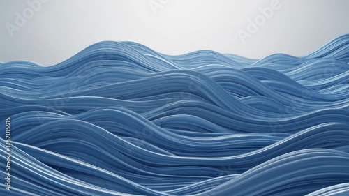 Abstract Waves Animation Seamless Looping Background Visual Creative Presentation