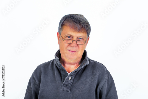 Wallpaper Mural portrait of positive looking mature man Torontodigital.ca