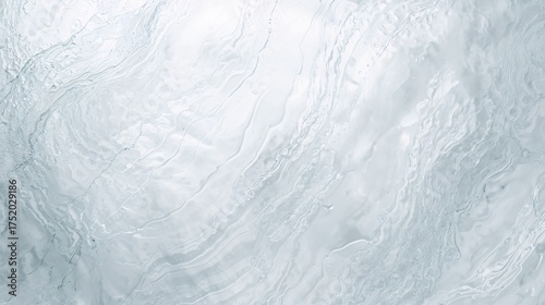 Abstract winter texture resembling an ice sheet, full of waves, the view from above