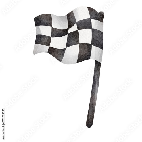 Watercolor flag⁠
