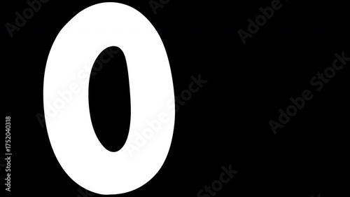 Hand-Drawn Animation of Word 'Ok'. Transparent Background. Letter-by-Letter Disappear and Reveal Loop