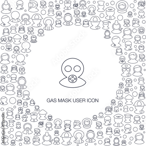 Gas Mask User Icon