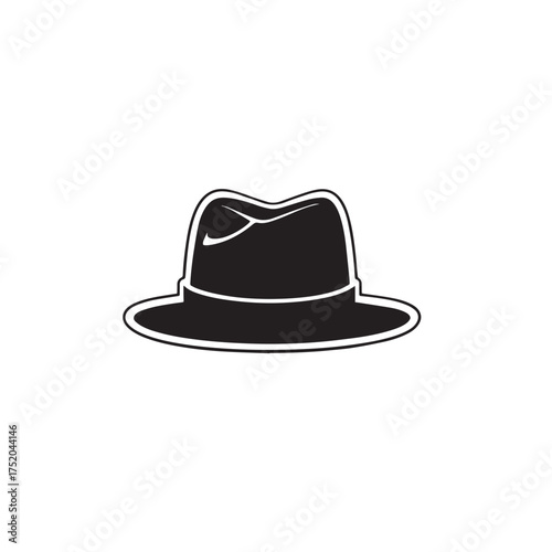 Minimalist Cowboy Hat Icon