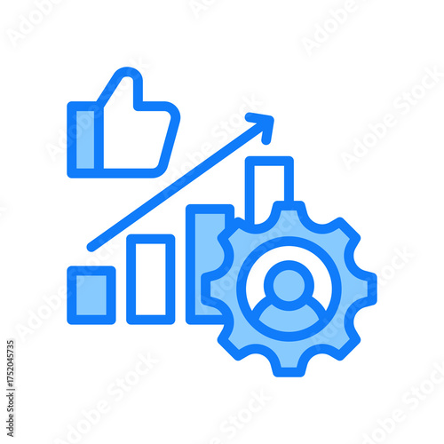 Reputation Management blue icon 