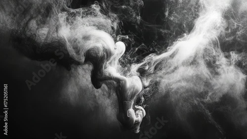Smoke Swirling in Air