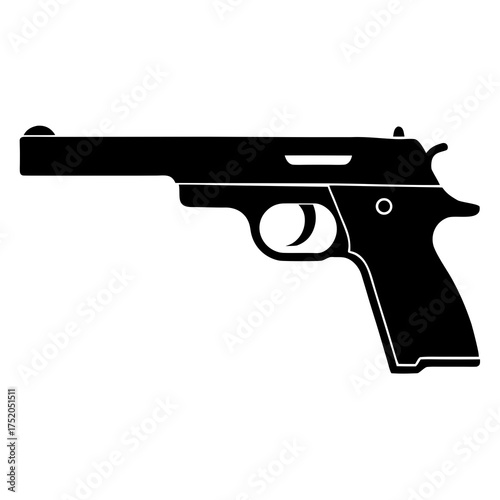 firearm vector silhouette