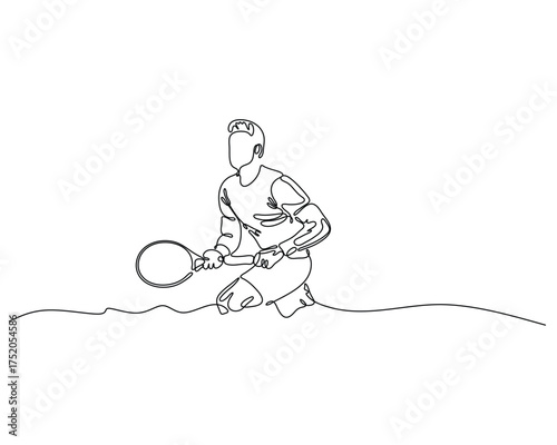 Stylized one-line drawing of a water bottle and cap. Clean, modern aesthetic perfect for themes of hydration, sustainability, product packaging, or minimalist lifestyle visuals.