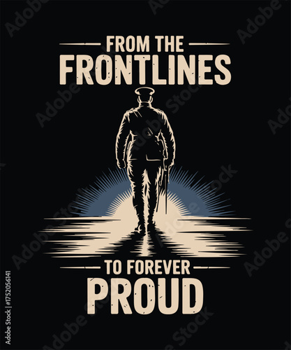 Proud Veterans Day T-Shirt Design | Honor Our Heroes Typography Vector | American Flag Soldier Graphic | Military Appreciation Gift | USA Army Veteran Pride | Freedom Isn’t Free Patriotic Art