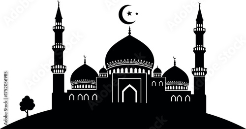 mosque, islam, muslim, faith, religion, dome, minaret, crescent, star, prayer, worship, holy, sacred, culture, architecture, mosque design, islamic architecture, 