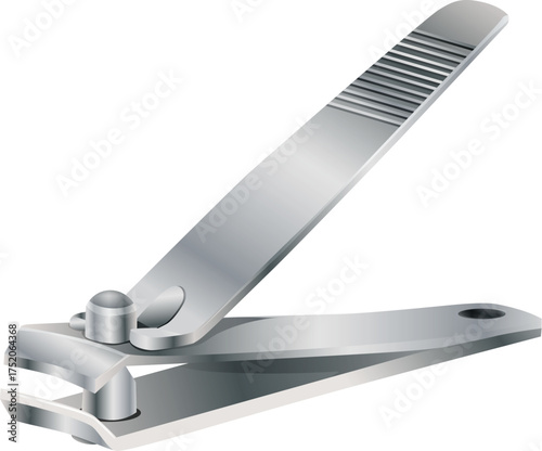 nail clipper fingernail tool realistic style