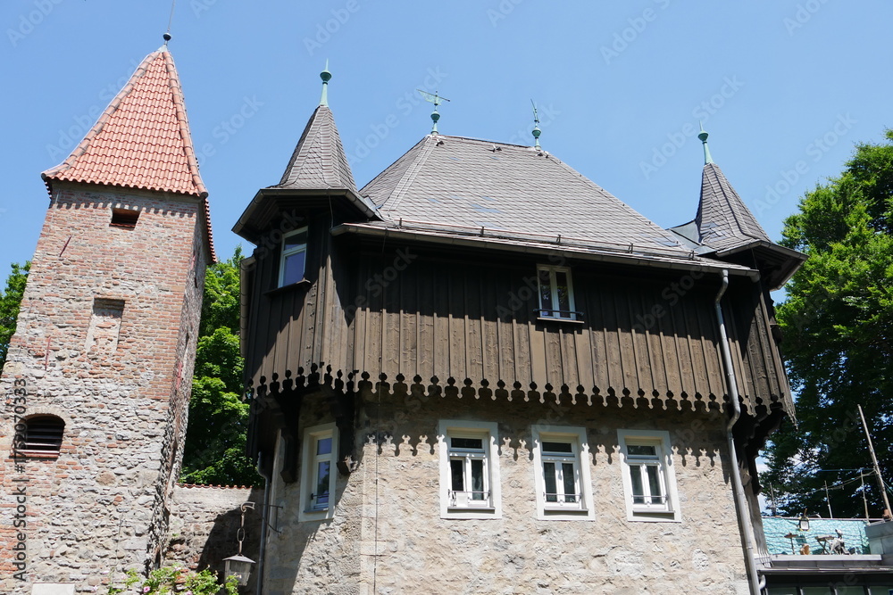 Naklejka premium Illertor in Kempten im Allgäu