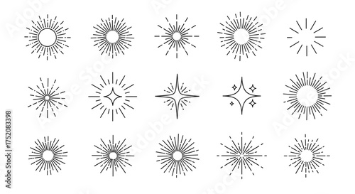 Human body injury, trauma and orthopedic therapy line icons. Medical rehabilitation concept. Arm sling, neck brace, knee support, bandage, pain and recovery. Vector symbols.
