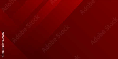 Abstract simple dark red gradient illustration background with 3d look overlap square with shadow and line pattern. Cool design and luxury. Illustration