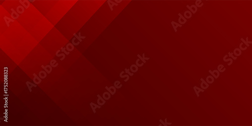 Abstract simple dark red gradient illustration background with 3d look overlap square with shadow and line pattern. Cool design and luxury. Eps10