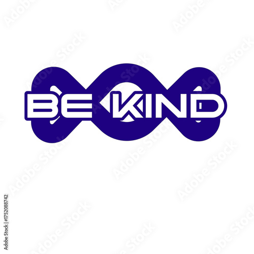Clean motivation typography for Tshirt design with the phrase Be Kind, spreading positivity and compassion through simple, inspiring style.