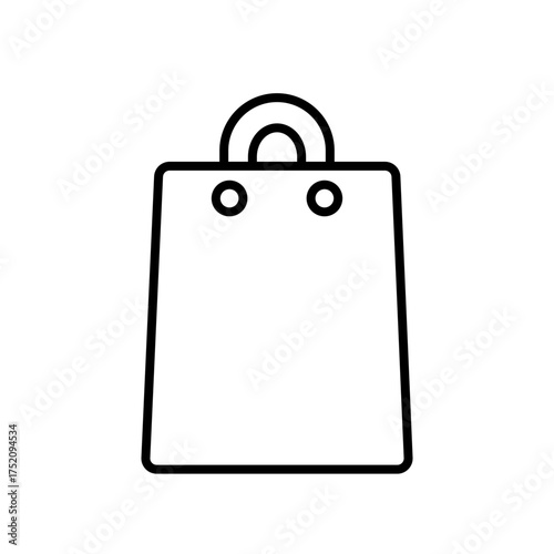 grocery Shopping and Commerce Line Icons Collection