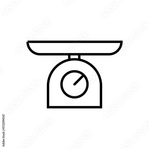 grocery Shopping and Commerce Line Icons Collection