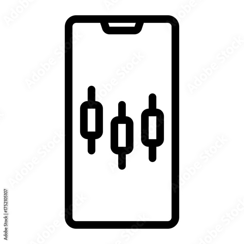 trading line icon