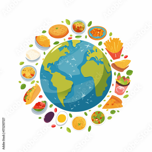 Global Flavors A Delicious Journey Around the World with Iconic Dishes and Culinary Delights