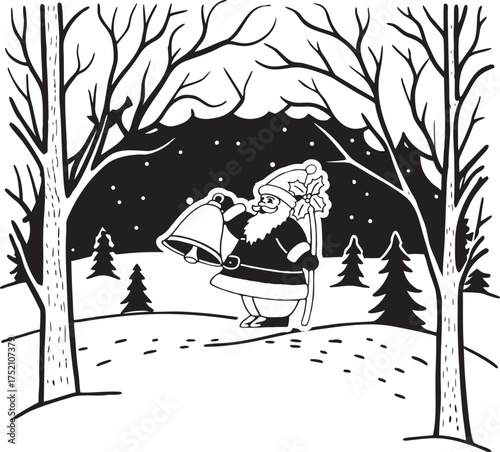 Soft music fills Christmas halls